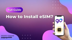 How to install Kyrgyzstan eSIM