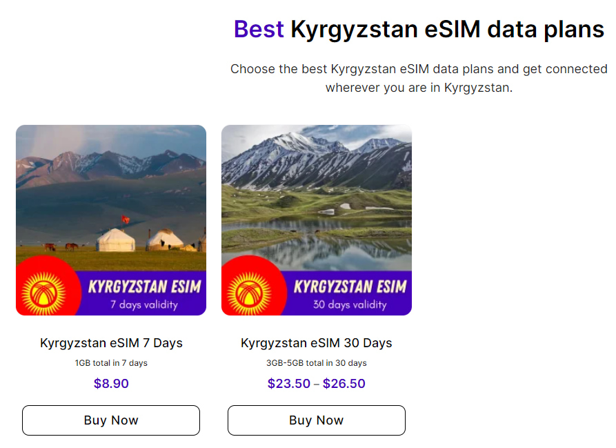 Kyrgystan eSIM